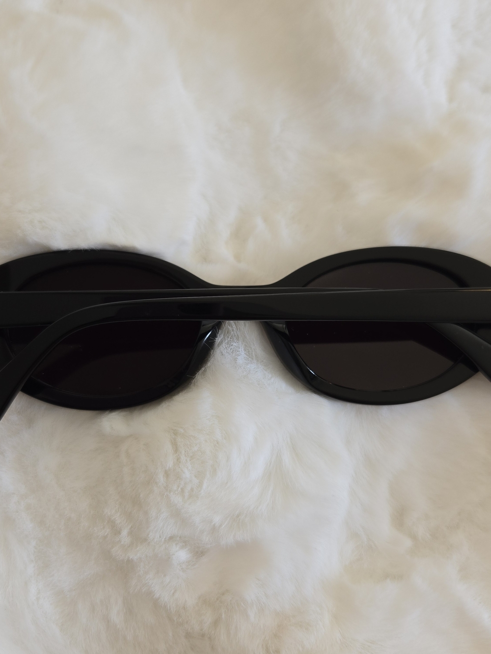 Classic Black Oval Sunglasses - Women Accessories - Picture 3 of 5